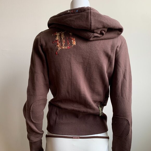 billabong ladies brown zipper hoodie - Picture 6 of 9